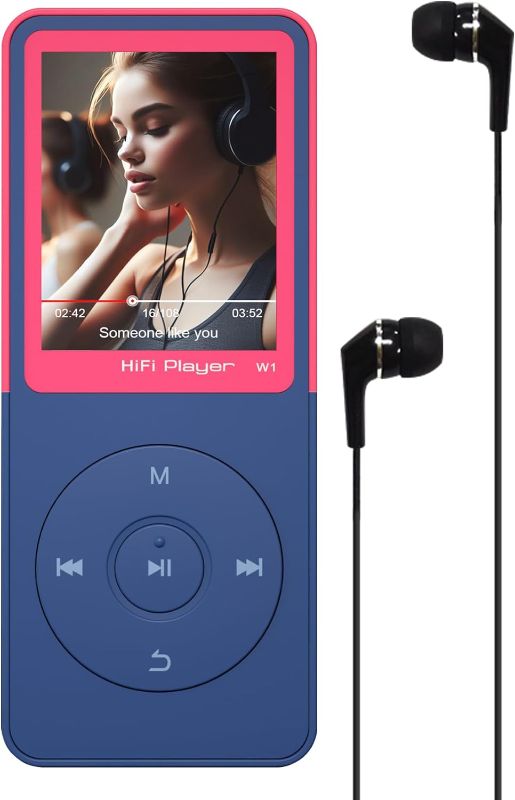 Photo 1 of Mp3 / Mp4 Players with Bluetooth,16GB HiFi Lossless Sound Mp3 for Kids,Digital Audio Music Mp3 Player,Built-in Recording/FM Radio/Video,Classic Mini Portable Walkman Mp3…