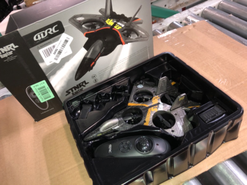 Photo 2 of (similar to stock photo) AUGARDEN V17 Jet Fighter Stunt RC Plane 2023 New 2.4GHz Remote Control Airplane with 2 Batteries, 360° Drop-Resistant Stunt Spin Remote & Light RC Airplane Gifts for Kids Boys