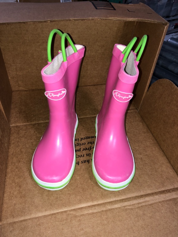 Photo 1 of girls kids size 10 rain boots