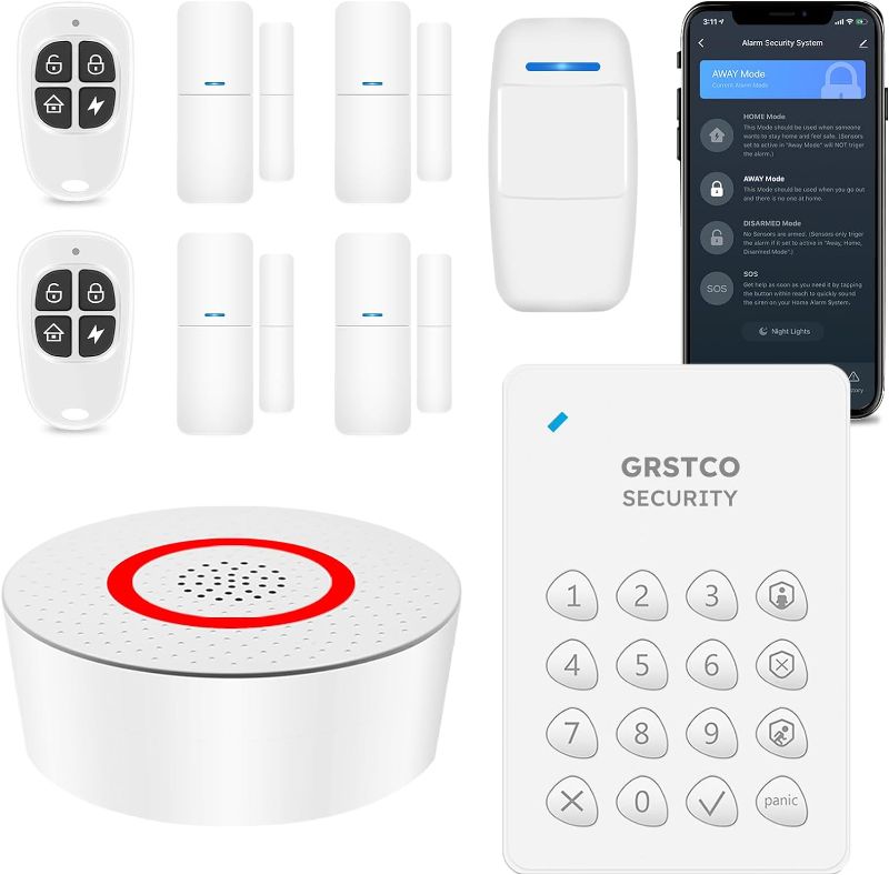 Photo 1 of (SIMILAR TO STOCK PHOTO) 
WiFi Alarm System for Home Security with Phone APP Alert 