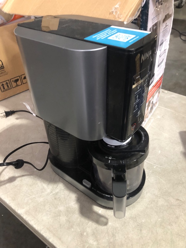 Photo 5 of ***NONREFUNDABLE - NOT FUNCTIONAL - FOR PARTS ONLY - SEE COMMENTS***
Ninja NC301 CREAMi Ice Cream Maker, for Gelato, Mix-ins, Milkshakes, Sorbet, Smoothie Bowls & More, 7 One-Touch Programs, with (2) Pint Containers & Lids, Compact Size, Perfect for Kids,