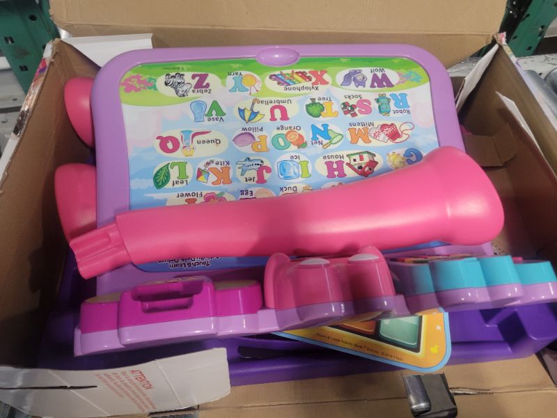 Photo 3 of **USED/DIRTY**
VTech Touch and Learn Activity Desk Deluxe, Pink Desk Pink Standard Packaging