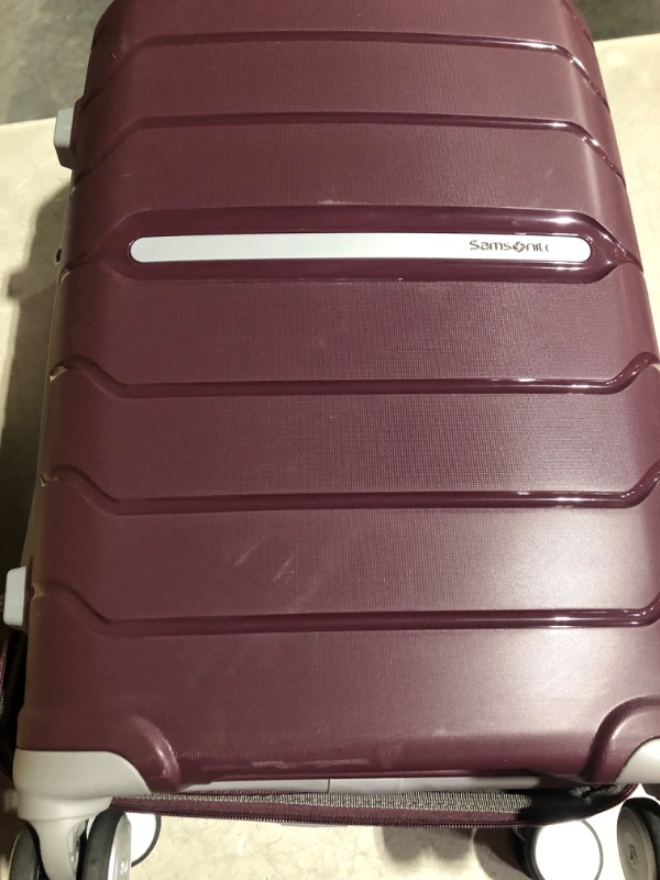 Photo 6 of ***USED - DIRTY - SCUFFED AND SCRAPED - NO PACKAGING - DEFAULT CODE IS 0-0-0***
Samsonite Freeform Hardside Expandable with Double Spinner Wheels, Carry-On 21-Inch, Merlot