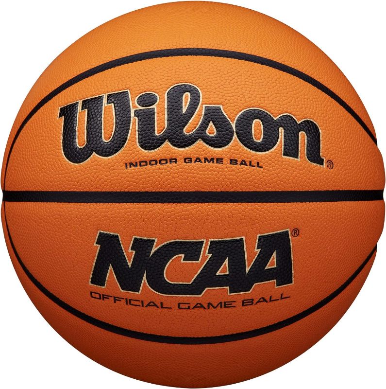 Photo 1 of
WILSON NCAA Evo NXT Official Indoor Game Basketball- Sizes 6