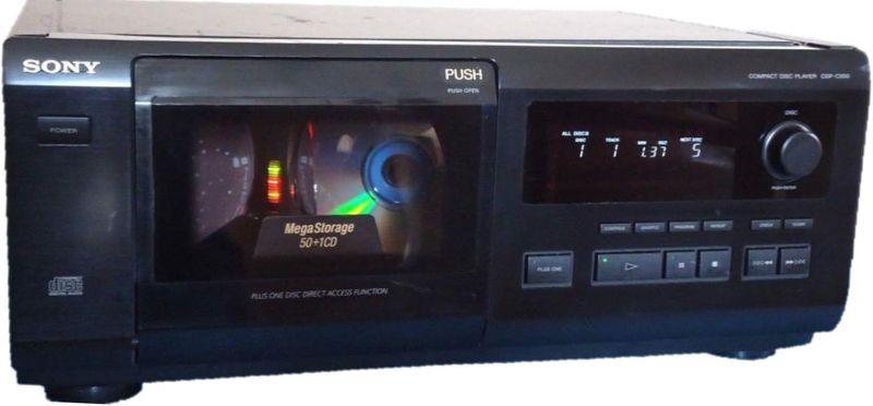 Photo 1 of SONY CDP-CX50 50 Compact Disc CD Player