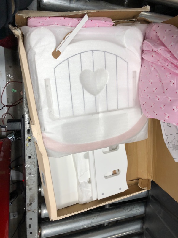 Photo 2 of ***NONREFUNDABLE - NOT FUNCTIONAL - FOR PARTS ONLY - SEE COMMENTS***
ROBUD Wooden Baby Doll Crib, Baby Doll Bed Toys, Fits Up to 18 Inch Doll Accessories