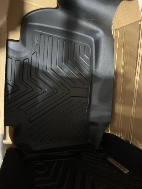 Photo 7 of YITAMOTOR 3 Rows Floor Mats Compatible with 2021-2023 Chevrolet Tahoe/GMC Yukon/Cadillac Escalade with 2nd Row Bucket Seats, Custom Fit Black TPE Floor Liners 1st & 2nd 3rd Row All-Weather Protection 2021-2023 Bucket Seat