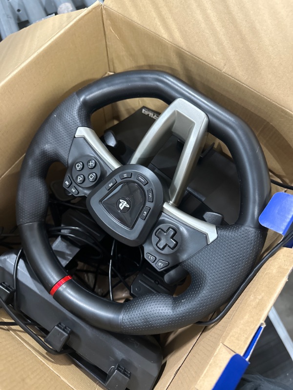 Photo 2 of * used * see all images *
HORI Racing Wheel Apex for Playstation 5, PlayStation 4 and PC - Officially Licensed by Sony - 