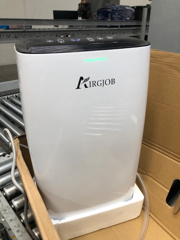 Photo 2 of 32-Pint Dehumidifier for Basement and Large Room - 2000 Sq. Ft, Quiet Dehumidifier for Large Capacity Room Home Bathroom Basements - Auto Continuous Drain Remove Moisture, With Child Lock 2000Sq.Ft.