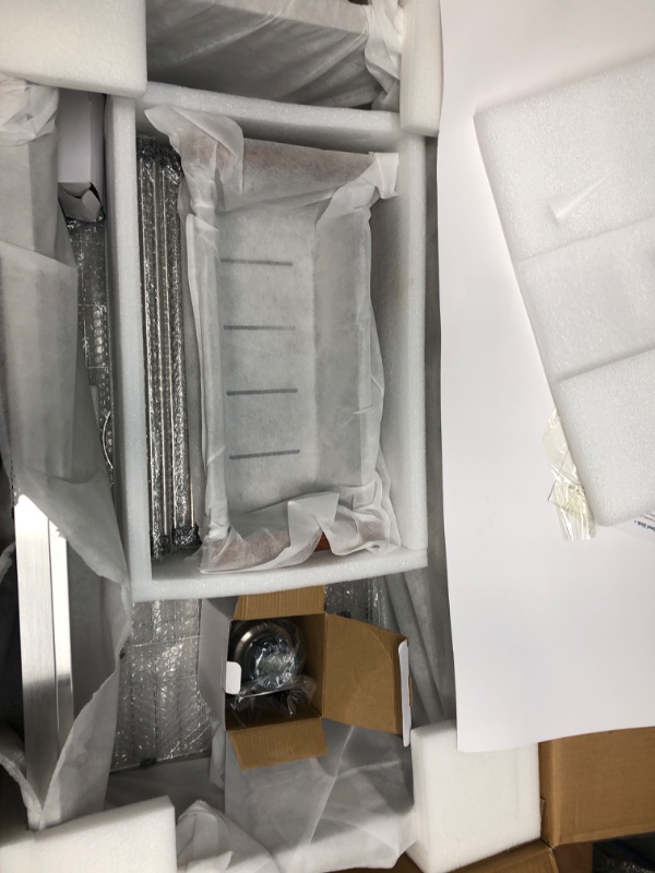 Photo 1 of 33 Kitchen Sink Undermount - Sarlai 33 x 19 Inch Undermount Sink Ledge Workstation Deep Single Bowl 16 Gauge Stainless Steel Under Counter Kitchen Sink Basin
