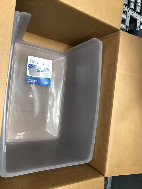 Photo 1 of PetSafe ScoopFree Self-Cleaning Litter Box Privacy Hood - Works with ScoopFree 2nd Generation and Smart Litter Boxes, Grey