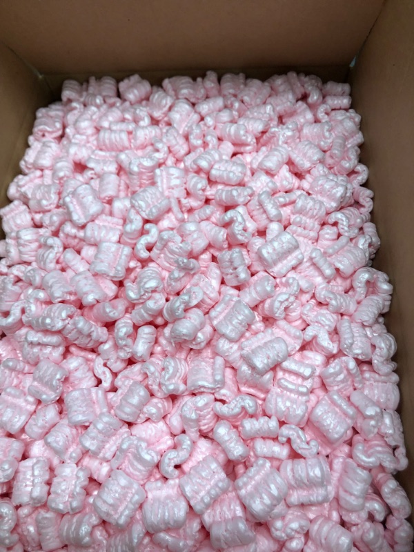 Photo 2 of StarBoxes Packing Peanuts Pink Anti Static - 3 cuft. Bag