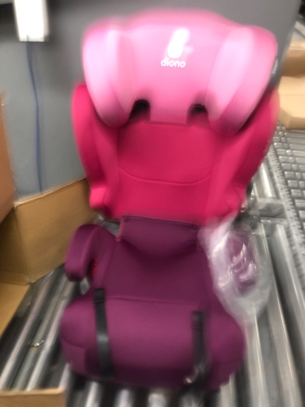 Photo 2 of Diono Cambria 2 XL 2022, Dual Latch Connectors, 2-in-1 Belt Positioning Booster Seat, High-Back to Backless Booster with Space and Room to Grow, 8 Years 1 Booster Seat, Pink NEW! Pink