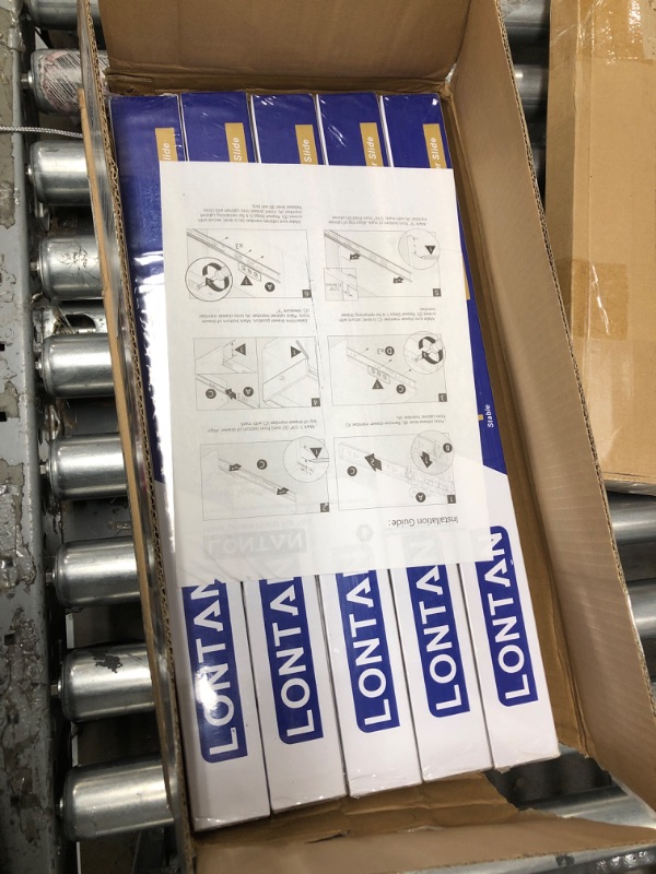 Photo 1 of 18 Drawer Slides Full Extension 10 Pairs – LONTAN 4502S3-18 Soft Close Drawer Slides Heavy Duty Drawer Slides for Kitchen 100 LB Capacity 18'' Drawer Slides 10 Pairs