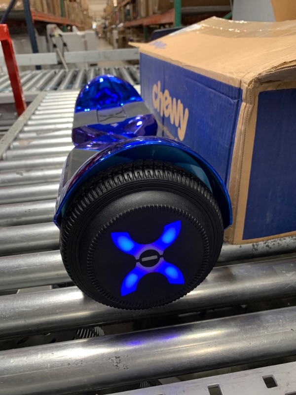 Photo 3 of Hover-1 Dream Electric Hoverboard | 7MPH Top Speed, 6 Mile Range, Long Lasting Lithium-Ion Battery, 5HR Full Charge, Rider Modes: Beginner to Expert Scooters Hoverboard Blue Dream