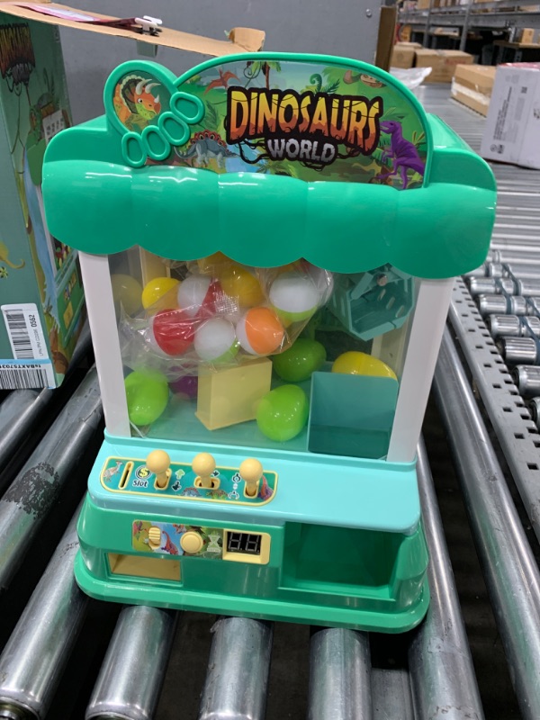 Photo 2 of Dinosaur Claw Machine, Large Claw Machine for Kids, Dinosaur Toys Games for Kids 3-5 5-7, 3 4 5 6 7 8 Year Old boy Birthday Gift Ideas, Vending Machine Toys for Tiny Stuff