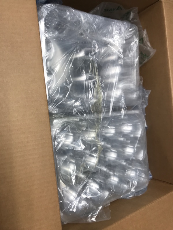 Photo 1 of Bokon 50 Pack Cupcake Boxes Bulk 12 Count 24 Count Standard Cupcake Containers Bakery Carrier Boxes Cupcake Holder for Xmas Wedding Home Baker Holiday Kitchen Birthday Party Supplies