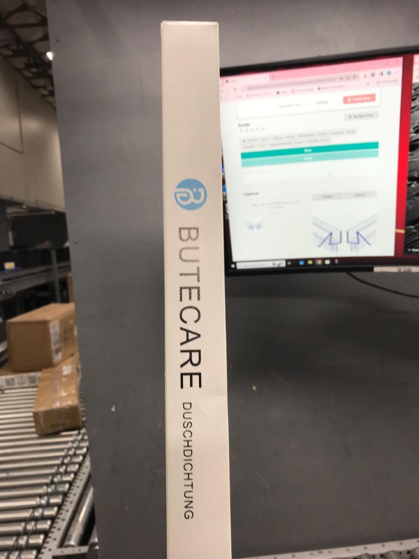Photo 3 of 2-Pack Butecare Frameless Shower Door Bottom Seal – Stop Shower Leaks and Create a Water Barrier (3/8” x 39”) 3/8'' Bottom