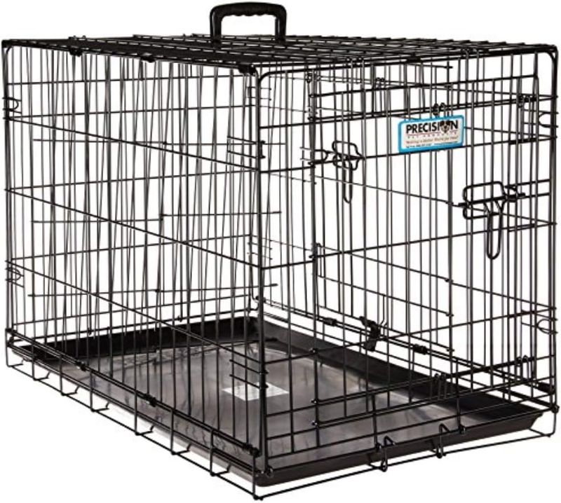 Photo 1 of 
Precision Pet Products Two Door Provalue Wire Dog Crate, 30 Inch, For Pets 30-50 lbs, With 5-Point Locking System