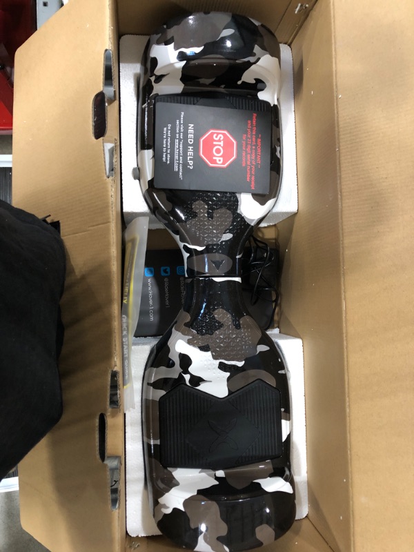 Photo 2 of ***see notes***Hover-1 Helix Electric Hoverboard | 7MPH Top Speed, 4 Mile Range, 6HR Full-Charge, Built-in Bluetooth Speaker, Rider Modes: Beginner to Expert Hoverboard Camo