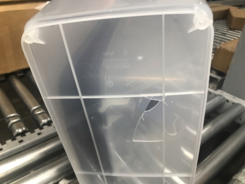 Photo 2 of 2 plastic bins 