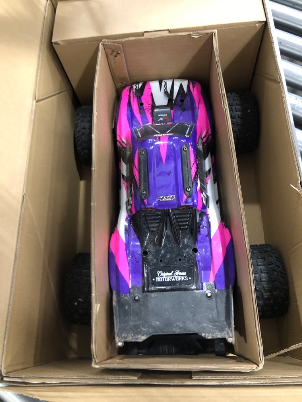 Photo 2 of ARRMA RC Truck 1/10 VORTEKS 4X4 3S BLX Stadium Truck RTR (Batteries and Charger Not Included), Purple, ARA4305V3T2