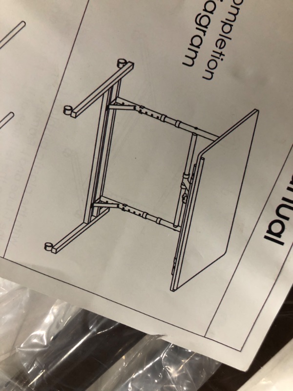 Photo 1 of computer table with wheels