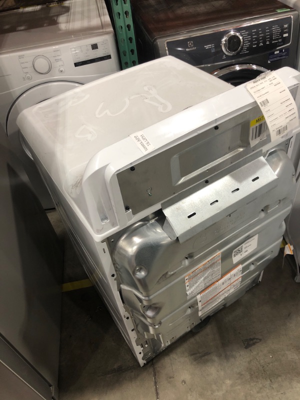 Photo 5 of GE 7.2-cu ft Electric Dryer (White)

