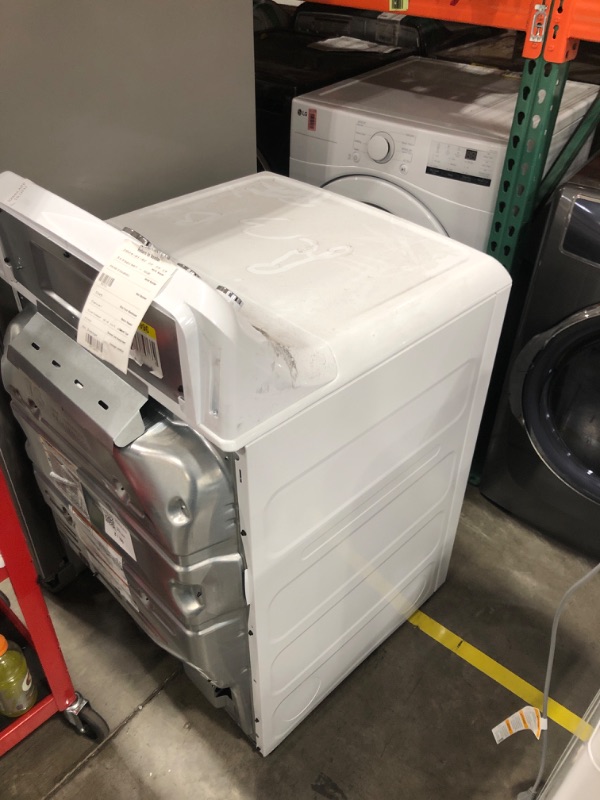 Photo 4 of GE 7.2-cu ft Electric Dryer (White)

