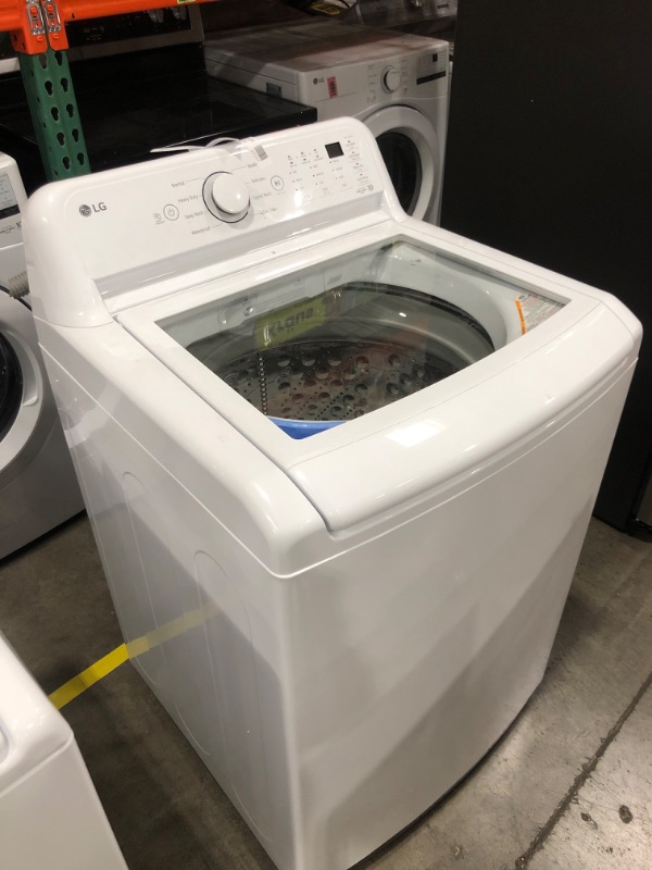 Photo 3 of LG ColdWash 4.5-cu ft Impeller Top-Load Washer (White)
