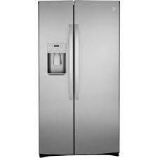 Photo 1 of GE 25.1-cu ft Side-by-Side Refrigerator with Ice Maker (Stainless Steel)
