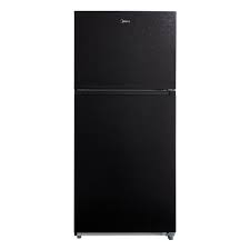 Photo 1 of Midea 18.1-cu ft Garage Ready Top-Freezer Refrigerator (Black) ENERGY STAR
