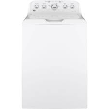 Photo 1 of GE 4.5-cu ft High Efficiency Agitator Top-Load Washer (White)
