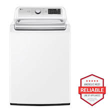 Photo 1 of LG TurboWash3D 5.5-cu ft High Efficiency Impeller Smart Top-Load Washer (White) ENERGY STAR
