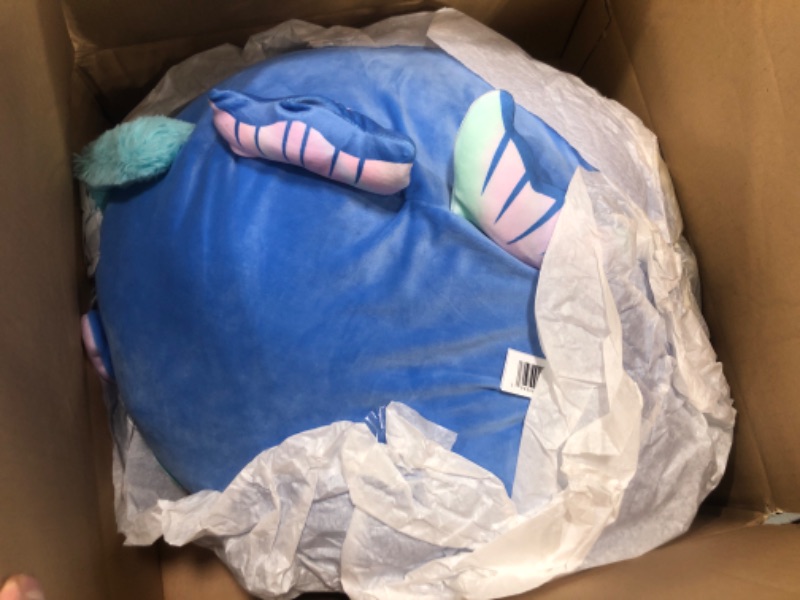 Photo 2 of Squishmallows Original 16-Inch Mythical Creature Romano The Blue Hippocampus - Large Ultrasoft Official Jazwares Plush