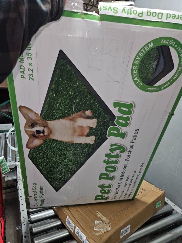 Photo 3 of  Large Dog Grass Pad with Tray (35’’X23.2’’)