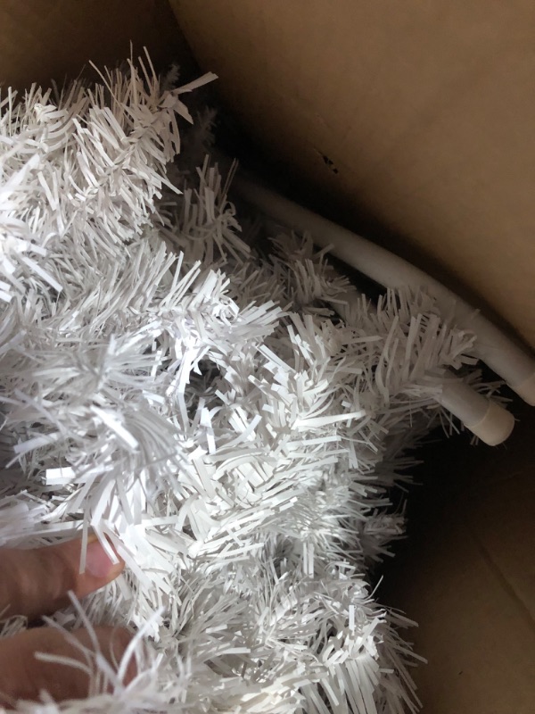 Photo 4 of [STOCK PHOTO FOR REFERENCE]
Perfect Holiday Christmas Tree, 8-Feet, PVC Crystal White