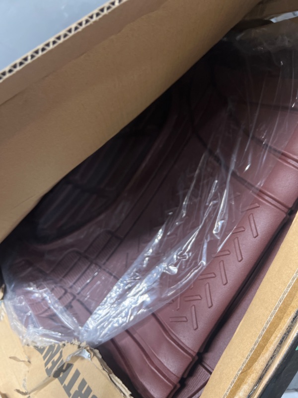 Photo 1 of Motor Trend 923-BD Burgundy FlexTough Contour Liners-Deep Dish Heavy Duty Rubber Floor Mats for Car SUV Truck & Van-All Weather Protection Trim to Fit Most Vehicles Full Set BURGUNDY