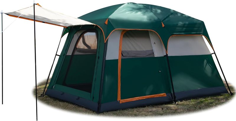 Photo 1 of ***STOCK IMAGE FOR SAMPLE***
KTT Large Tent 6 Person,Family Cabin Tents,Straight Wall,3 Doors and 3 Windows with Mesh,Waterproof,Big Tent for Outdoor,Picnic,Camping,Family,Friends Gathering