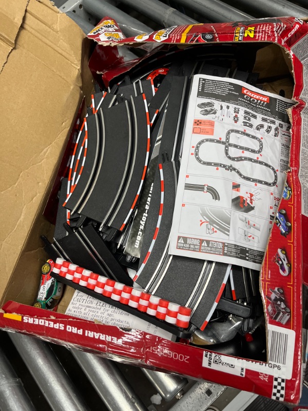 Photo 4 of Carrera GO!!! Electric Powered Slot Car Racing Kids Toy Race Track Set 1:43 Scale, Ferrari Pro Speeders