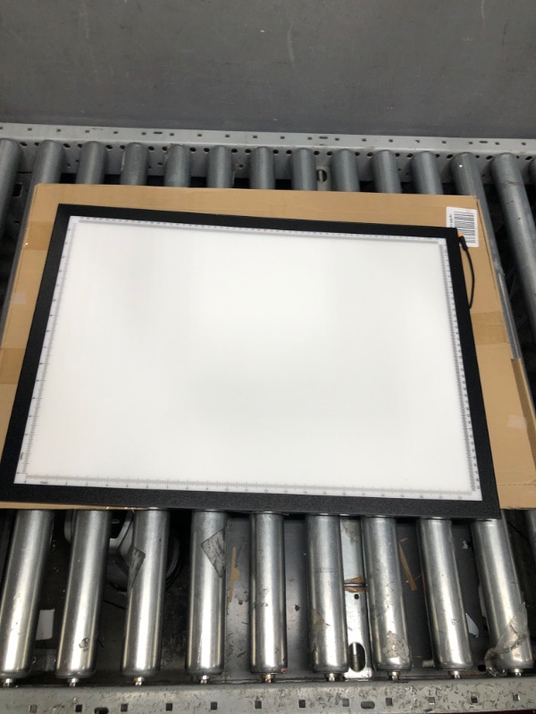 Photo 2 of DONPODER A2 Light Pad Aluminum Frame Large Light Board 65x48cm Diamond Art Light Board Tracing Light Box Dimmable Light Pad Diamond Painting Light Board drawing(A2 Light pad(25.6X18.9In))