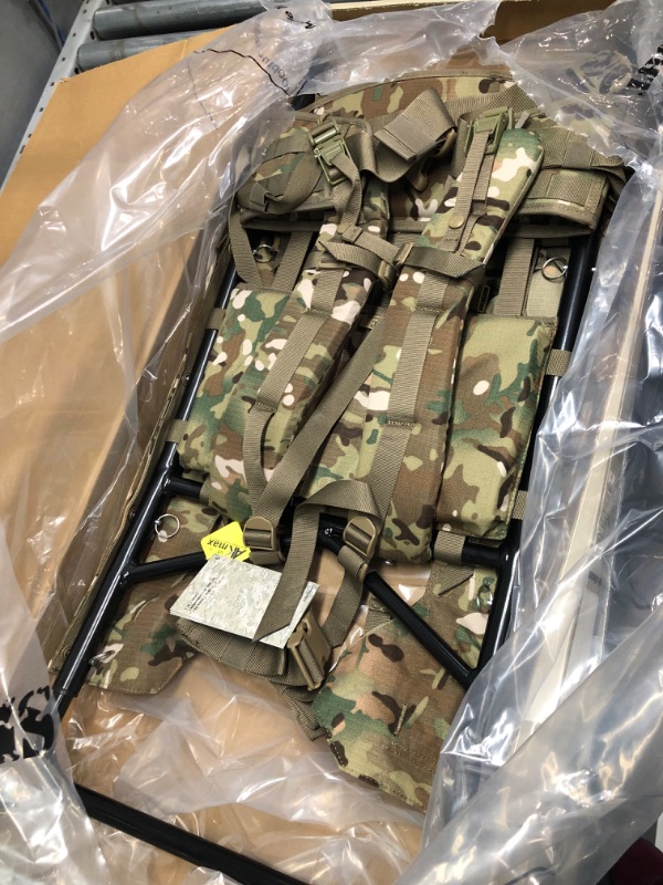 Photo 2 of MT Aluminum External Frame Military Army Rucksack, Extra Large Load Hunting MOLLE Tactical Backpack Design, Ripstop Multicam Nylon Fabric Iraklis Frame System