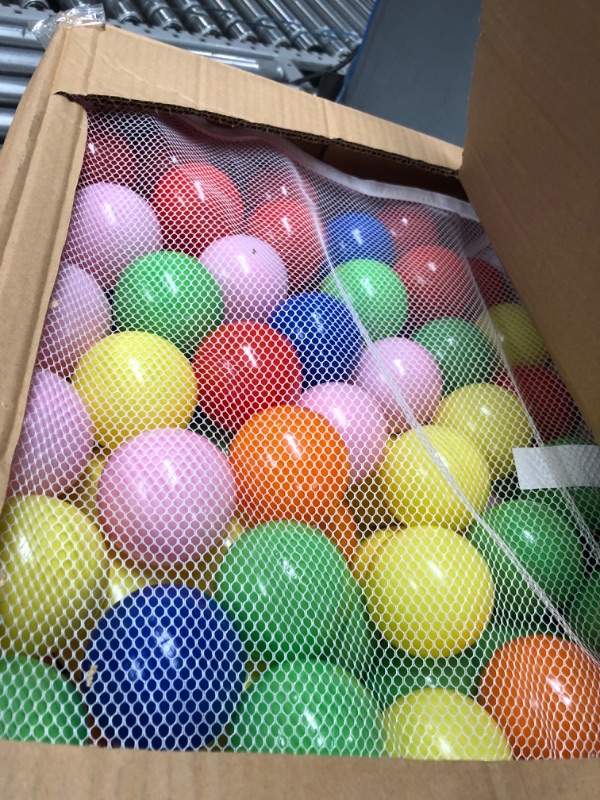 Photo 2 of Click N' Play Ball Pit Balls for Kids, Plastic Refill Balls, 200 Pack, Phthalate and BPA Free, Includes a Reusable Storage Bag with Zipper, Bright Colors, Gift for Toddlers and Kids