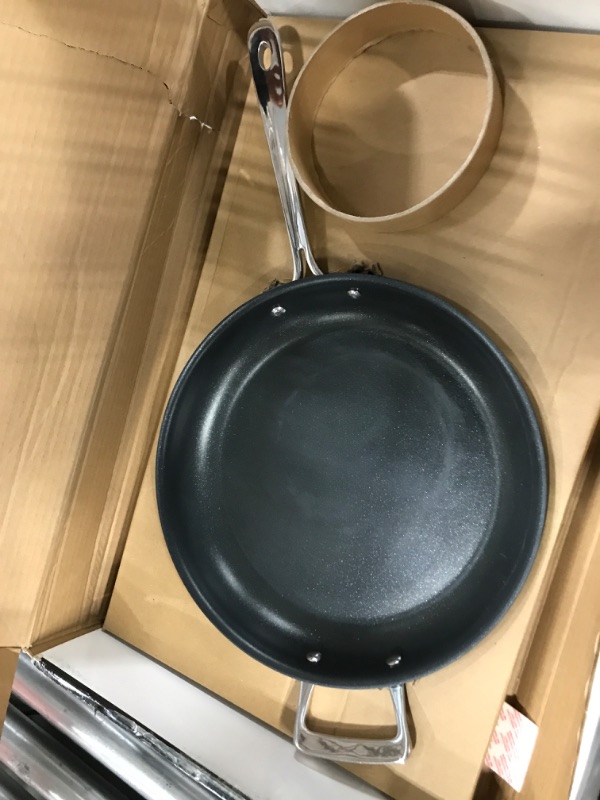 Photo 2 of All-Clad Hard Anodized Nonstick Dishwasher Safe PFOA Free Chefs Pan / Wok Cookware, 12-Inch, Black & Hard Anodized Nonstick Dishwasher Safe PFOA Free Sauce Pan Cookware, 2.5-Quart, Black