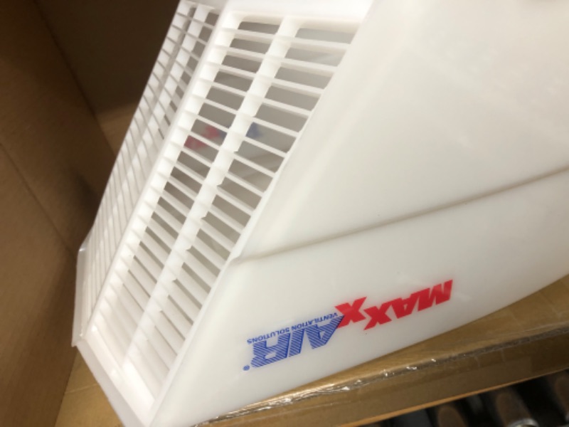 Photo 3 of Maxxair 00-955001 White Fanmate Fan/ Vent Cover with Ez Clip Installation Hardware