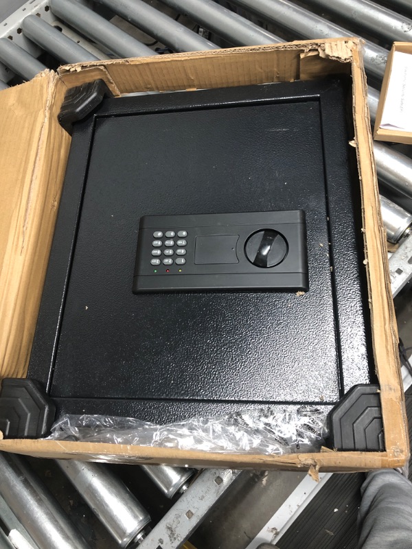 Photo 2 of 17.72" Tall Fireproof Wall Safes Between the Studs 16" Centers, Hidden Wall Safe with 2 Removable Shelf & hidden Tray, Heavy Duty Wall Mount Safe for Firearms, Money, Jewelry, Passport 17.72 " Tall