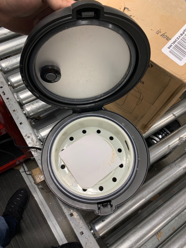 Photo 3 of COMFEE' Rice Cooker, 6-in-1 Stainless Steel Multi Cooker, Slow Cooker, Steamer, Saute, and Warmer, 2 QT, 8 Cups Cooked(4 Cups Uncooked), Brown Rice, Quinoa and Oatmeal, 6 One-Touch Programs 8-cup cooked/4-cup uncooked