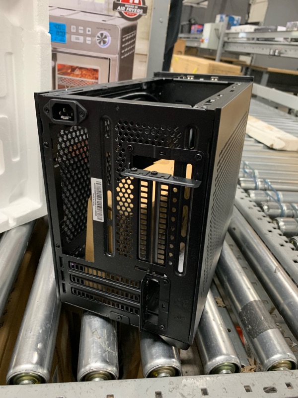 Photo 3 of Cooler Master NR200P SFF Small Form Factor Mini-ITX Case with Tempered glass or Vented Panel Option, PCI Riser Cable, Triple-slot GPU, Tool-Free and 360 Degree Accessibility Black NR200P