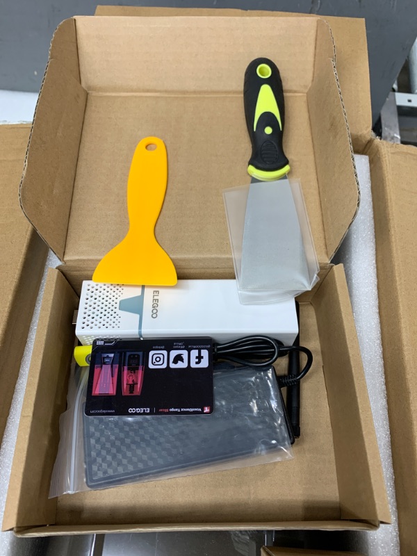 Photo 1 of ELEGOO Mars 4 Ultra MSLA 3D Printer, Desktop Resin 3D Printer with 7-Inch 9K Monochrome LCD,Wi-Fi Connectivity,Effortless Leveling System,ACF Release Liner Film,Printing Size of 6.04x3.06x6.5 Inches