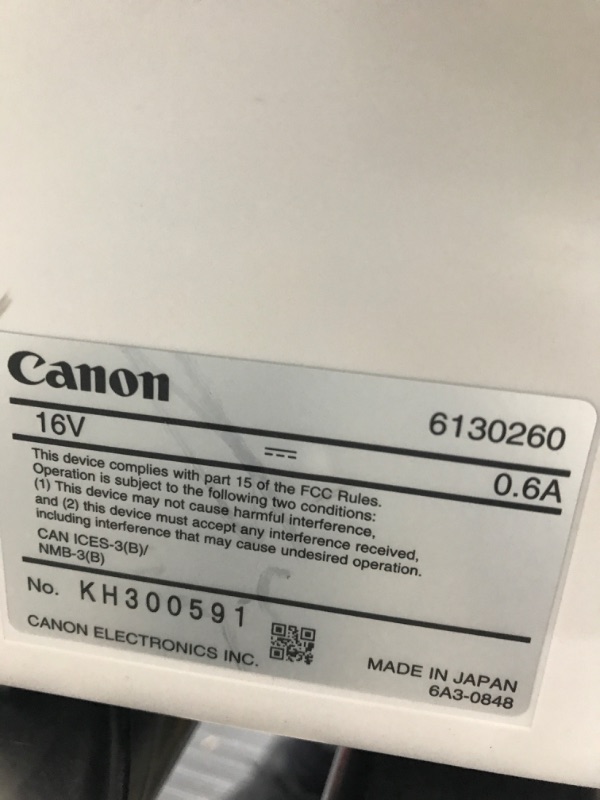 Photo 3 of Canon imageFORMULA R30 Office Document Scanner, Auto Document Feeder and Duplex Scanning, Plug-and-Scan Capability, No Software Installation Required